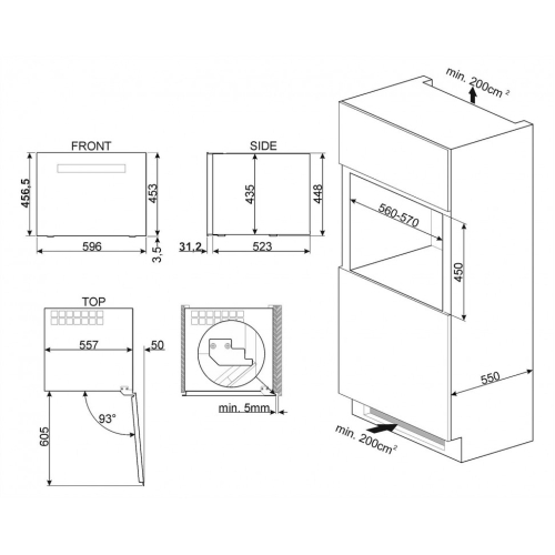 Винный шкаф SMEG CVI121S3