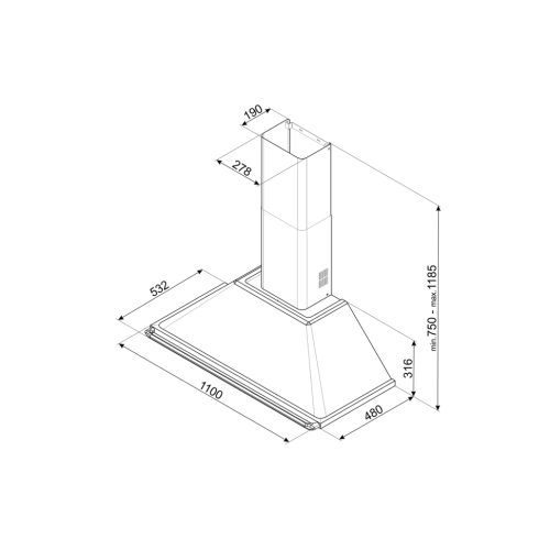 Вытяжка SMEG KT110GRE