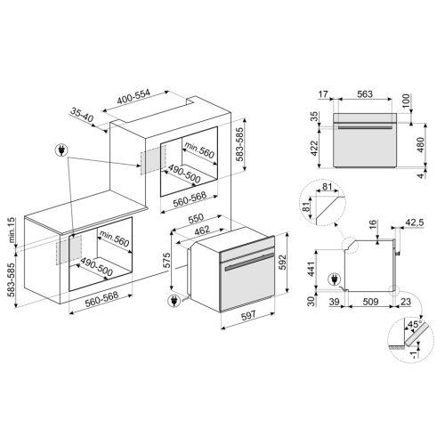 Духова шафа SMEG SOP6604TPTI