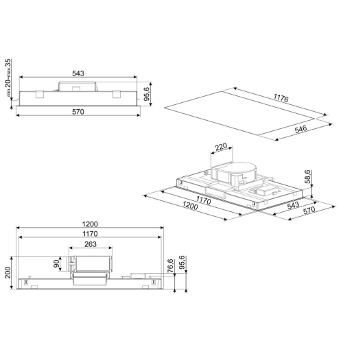 Вытяжка SMEG KLT12L4WH