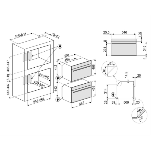  Духовой шкаф SMEG SO4101M0B3