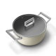 Кастрюля Smeg CSF2412CRM