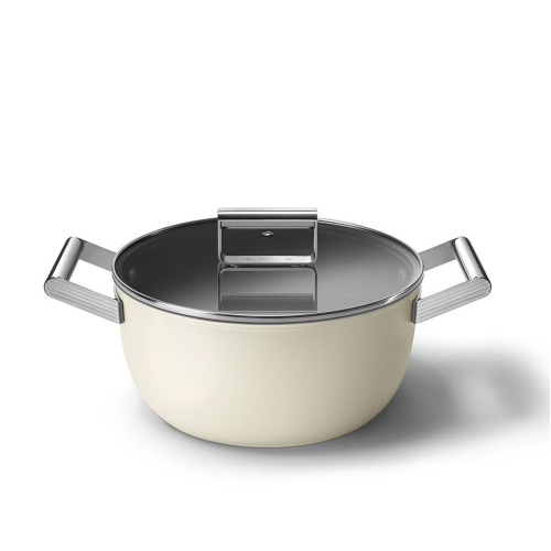 Кастрюля Smeg CSF2412CRM