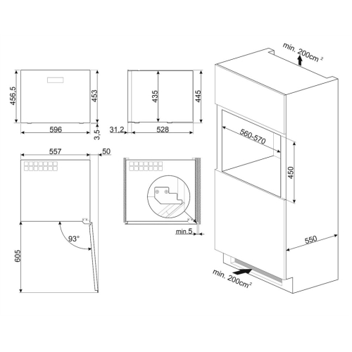 Винный шкаф SMEG CVI120B3E