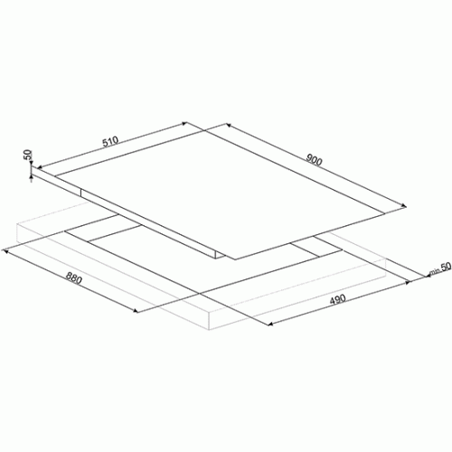 Варочная панель SMEG SIM693WLDX