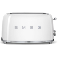 Тостер на 4 ломтика SMEG TSF02WHEU