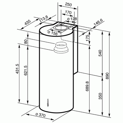 Вытяжка SMEG KR37XE