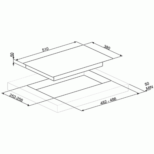 Варочная панель SMEG PV632CNR