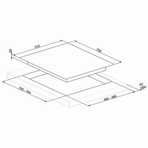 Варочная панель SMEG PVL675LCN