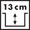 13 cm