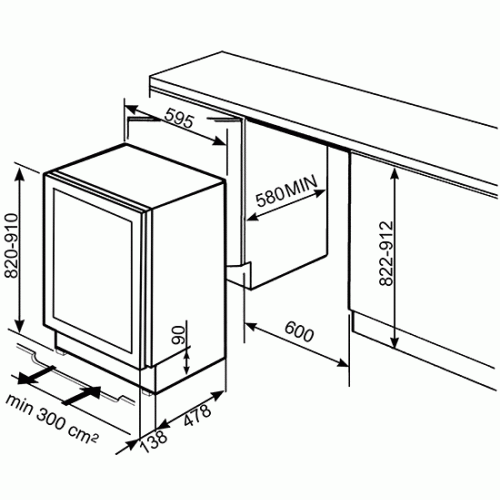 Винный шкаф SMEG CVI638RWN3