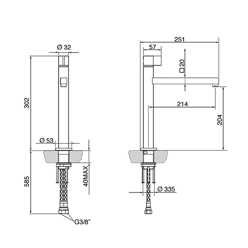 Смеситель SMEG ML19-IS