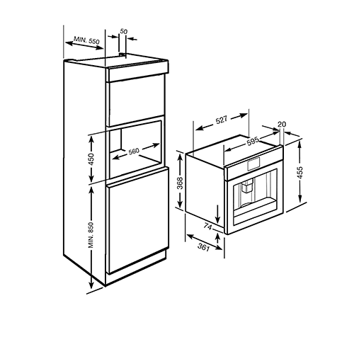 Кофемашина SMEG CM845P-9