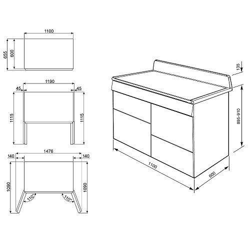 Варочный центр SMEG TR4110AZ