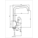 Смеситель SMEG MI3CR