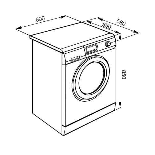Стиральная машина SMEG SLB147X-2