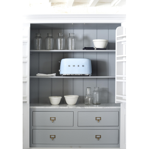 Тостер на 4 ломтика SMEG TSF02PBEU